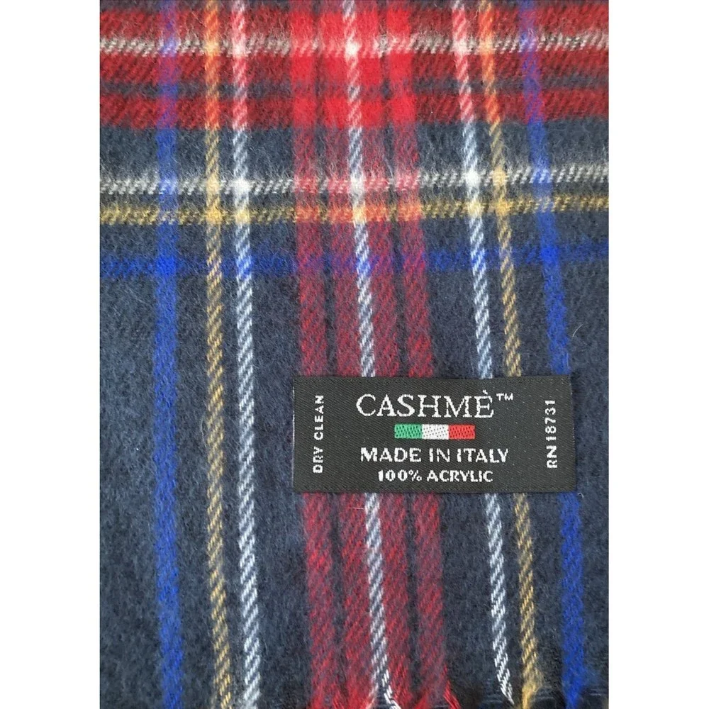 Cashme Plaid Scarf 60